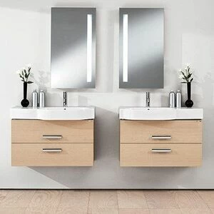 WALL4 Комплект мебели cm 90 (p. 35/45) + 90(p. 35/45) Berloni Bagno