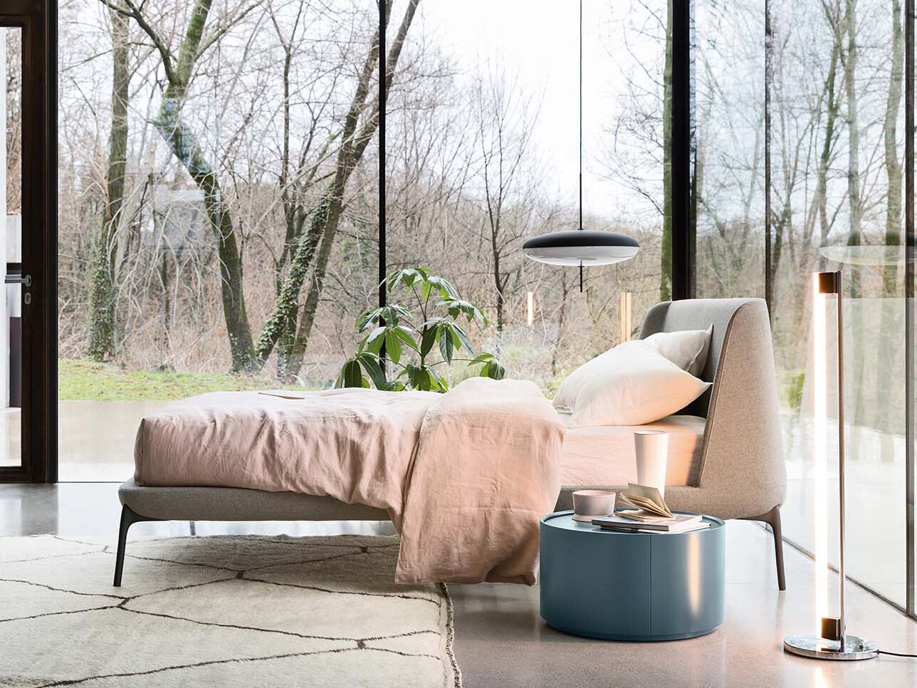 Двуспальная мягкая кровать Novamobili Night ARCH-00059620 - Вид №1