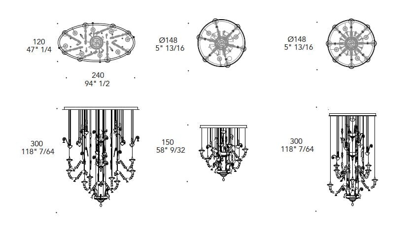 Светодиодная люстра из муранского стекла REFLEX MOLECOLARE ARCH-00094323 - Вид №3