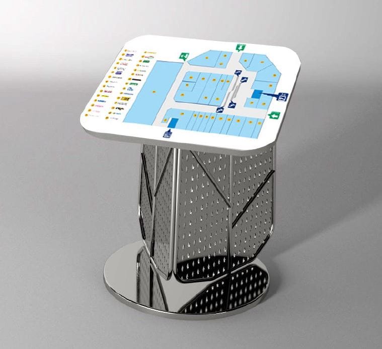 Оцинкованный лист общественного пространства пюпитр Viscio Urban Design зеленый ARCH-00144624