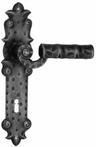 Galbusera Ручка из кованого железа на пластине  313
