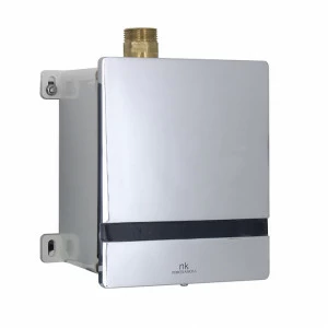 Инфракрасная система смыва для унитаза. Установка в сплошную стену. Работает от сети 230 В. Пластина в комплекте.  Complementos smart line NOKEN 100104527  CHROME