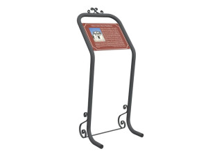 Стальное общественное пространство пюпитр