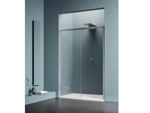 Душевая кабина в нише с раздвижной дверью