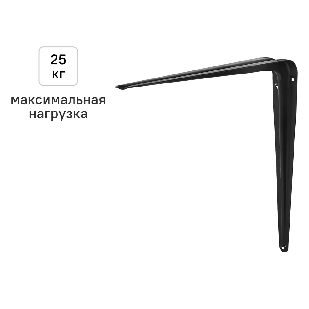 Утилитарный кронштейн Normo 35x40 см нагрузка до 25 кг цвет черный Santreyd STLM-2128343