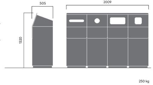 VESTRE Контейнер для мусора для раздельного сбора Acceptor sun-id-1472968 - Вид №5