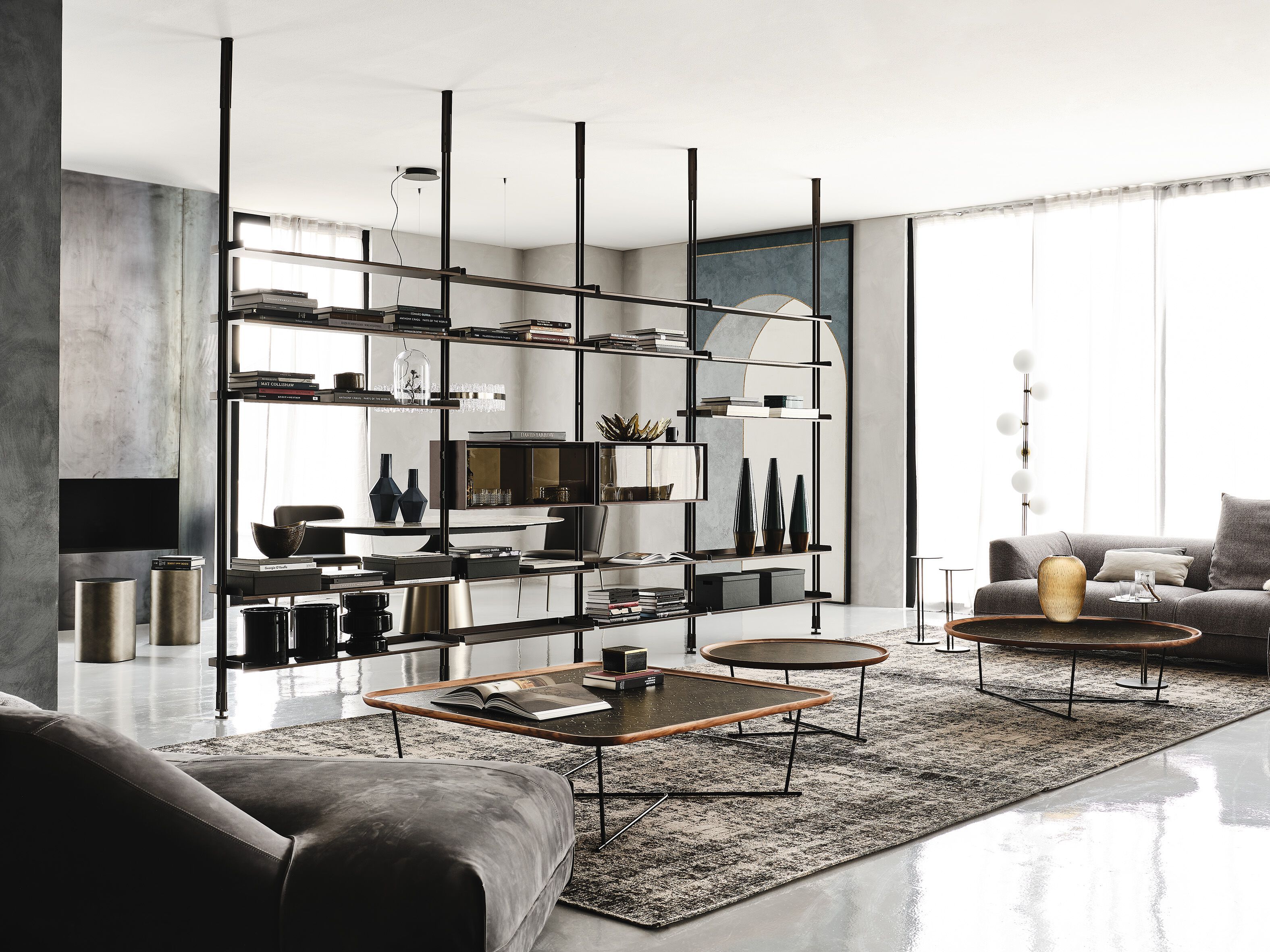 Секционный книжный шкаф Cattelan italia FREEWAY ARCH-00137140