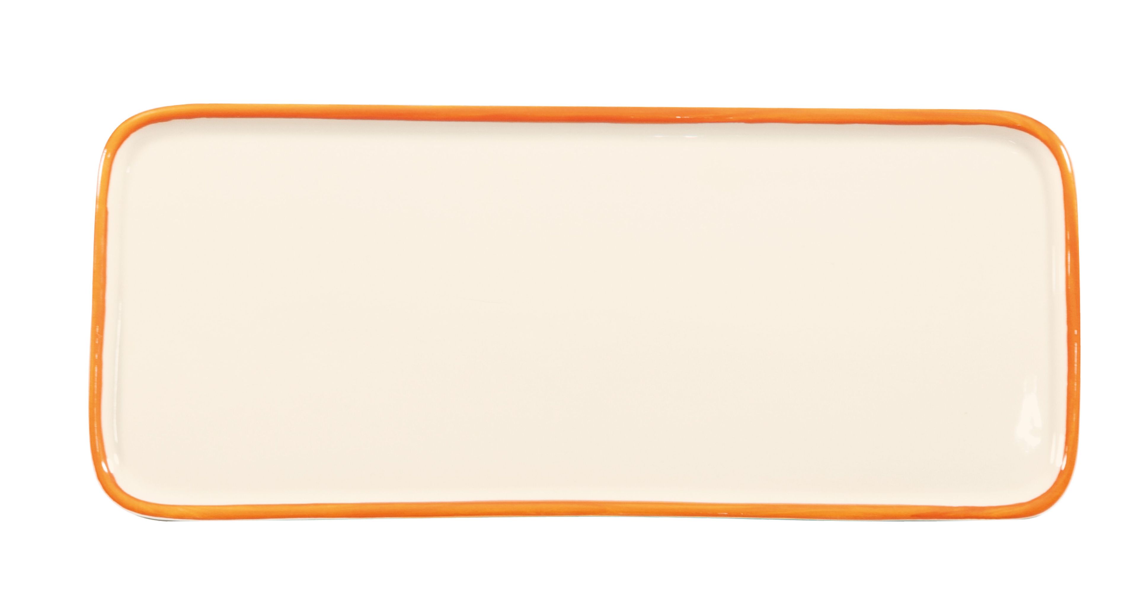 Керамическая прямоугольная тарелка Zafferano Лидо ARCH-00012527 - Вид №1