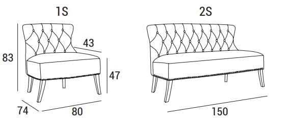 Кожаное кресло в стиле Честерфилд Domingo Salotti Mork ARCH-00094847 - Вид №3