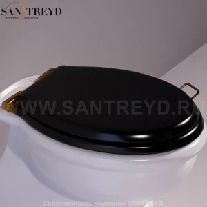 LA003D02NEROOR Крышка сиденье для унитаза Simas Lante