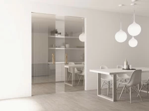 FOA Раздвижная стеклянная дверь с ручкой из ева Space