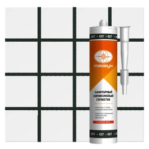 Герметик силиконовый Atlas Тайфун 037 цвет графит 280 мл 85622887 STLM-2178169