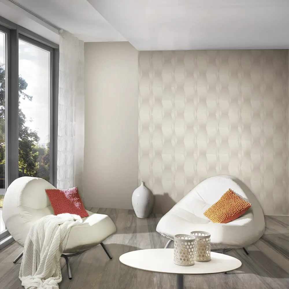Обои флизелиновые Erismann Fashion for walls светло-бежевые 1.06 м 12036-26 82560254 STLM-2114078 - Вид №2
