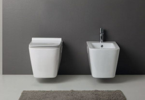 VAS4/CAVSP4 Подвесной унитаз настенный Белый NERO ceramica  Италия