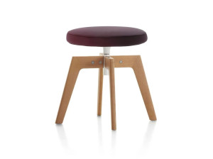 Мягкий поворотный стул на насесте