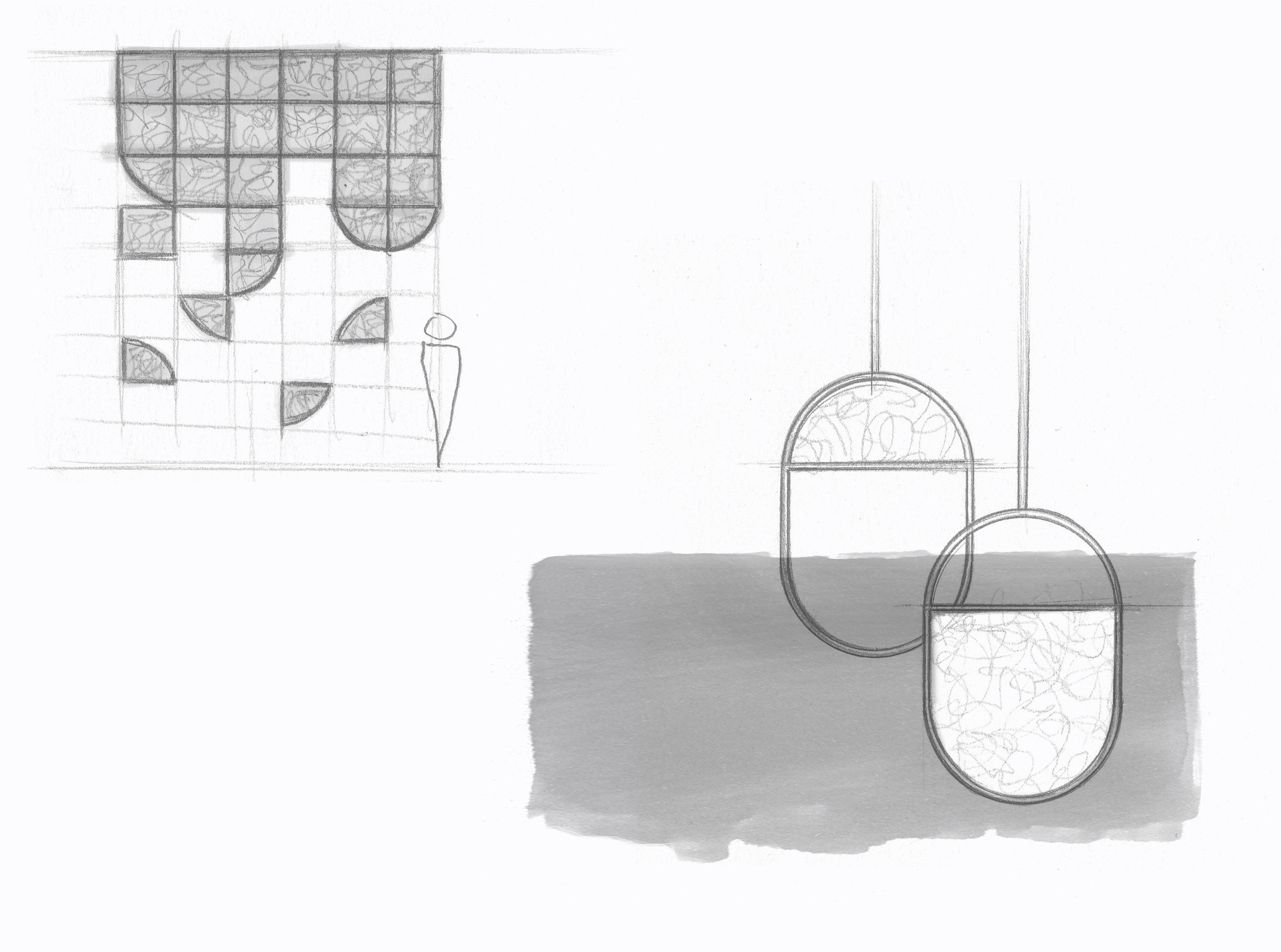 Стеклянный подвесной светильник BROKIS Геометрическая ARCH-00024113 - Вид №59