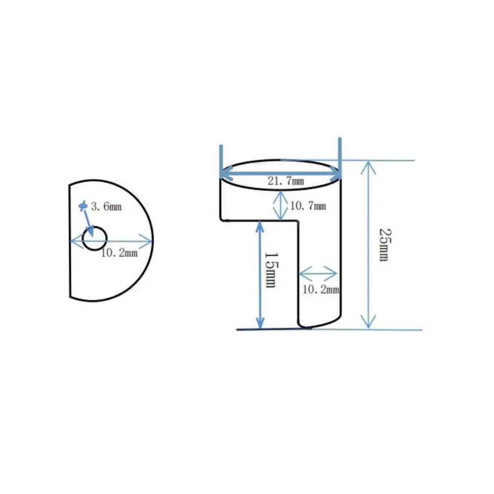 Минималистичная мебельная ручка Inspire из анодированного алюминия 87948318 STLM-1368167 - Вид №5