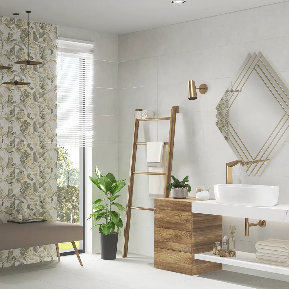 Плитка настенная Azori Grunge Grey 31.5x63 см 1.59 м² бетон цвет серый STLM-2039546 - Вид №4