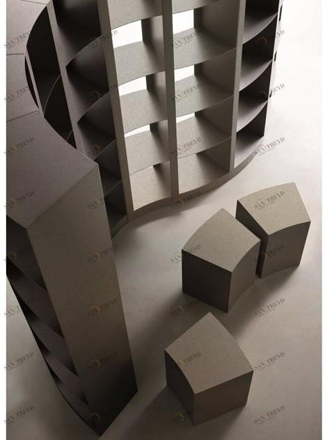 ELITE TO BE Двусторонний книжный шкаф из металла, вырезанного лазером sun-id-1371288