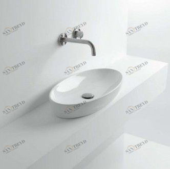 42093 Накладная раковина на столешницу  овальная Santreyd 