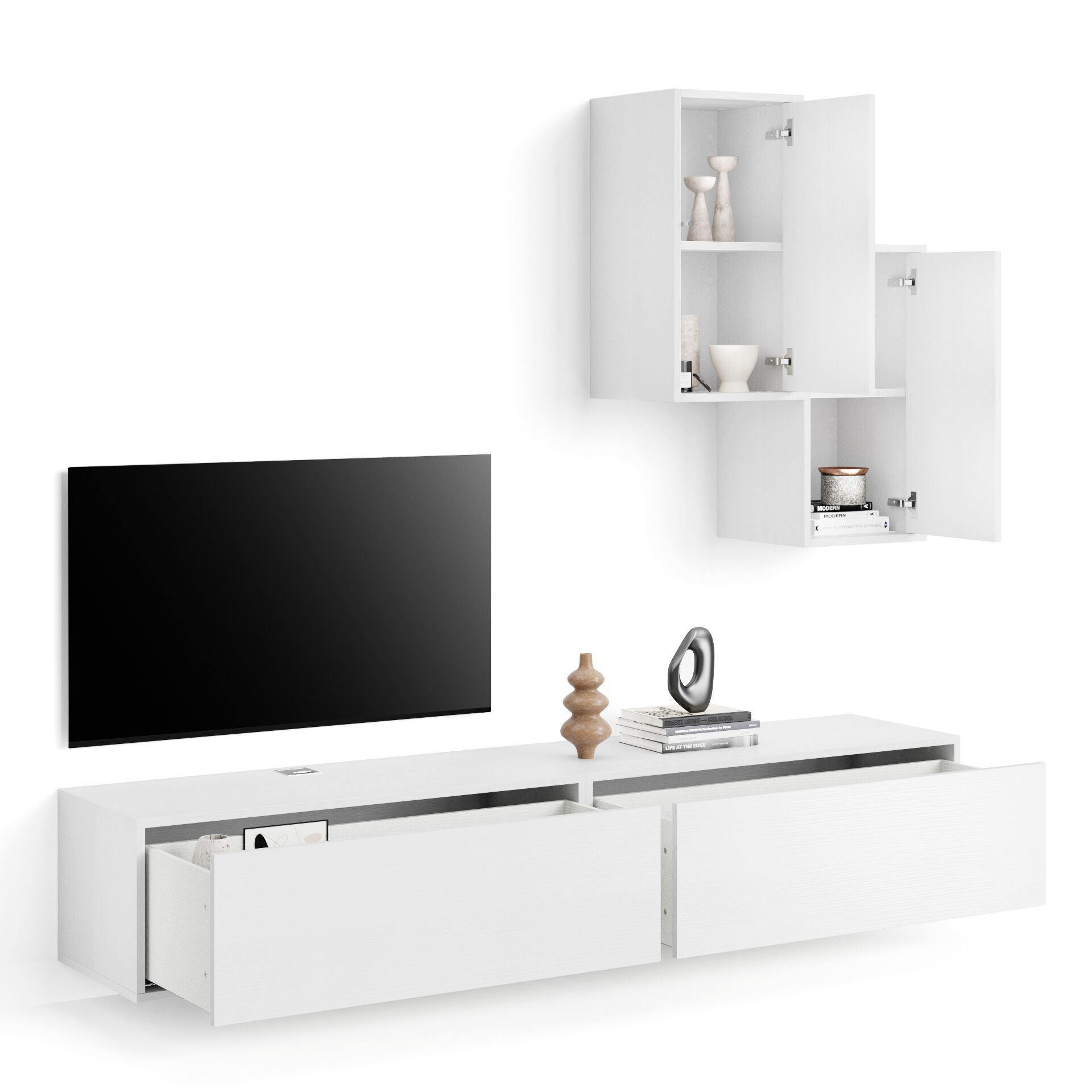 Модульная оборудованная стена установленная стеной в меламинированном Mobili Fiver IACOPO ARCH-00070420 - Вид №47