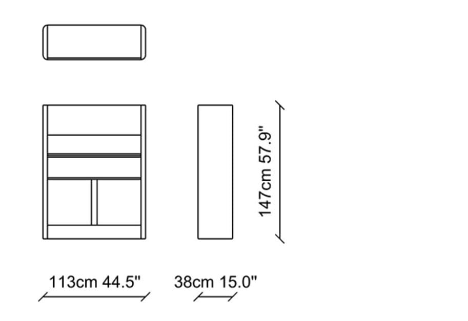 Деревянный шкаф с распашными дверцами NDESIGN Ezora ARCH-00148366 - Вид №4