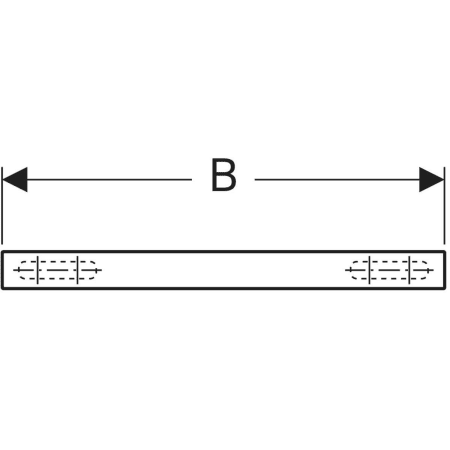 841961000 Настенная полка Geberit iCon Geberit  - Вид №3