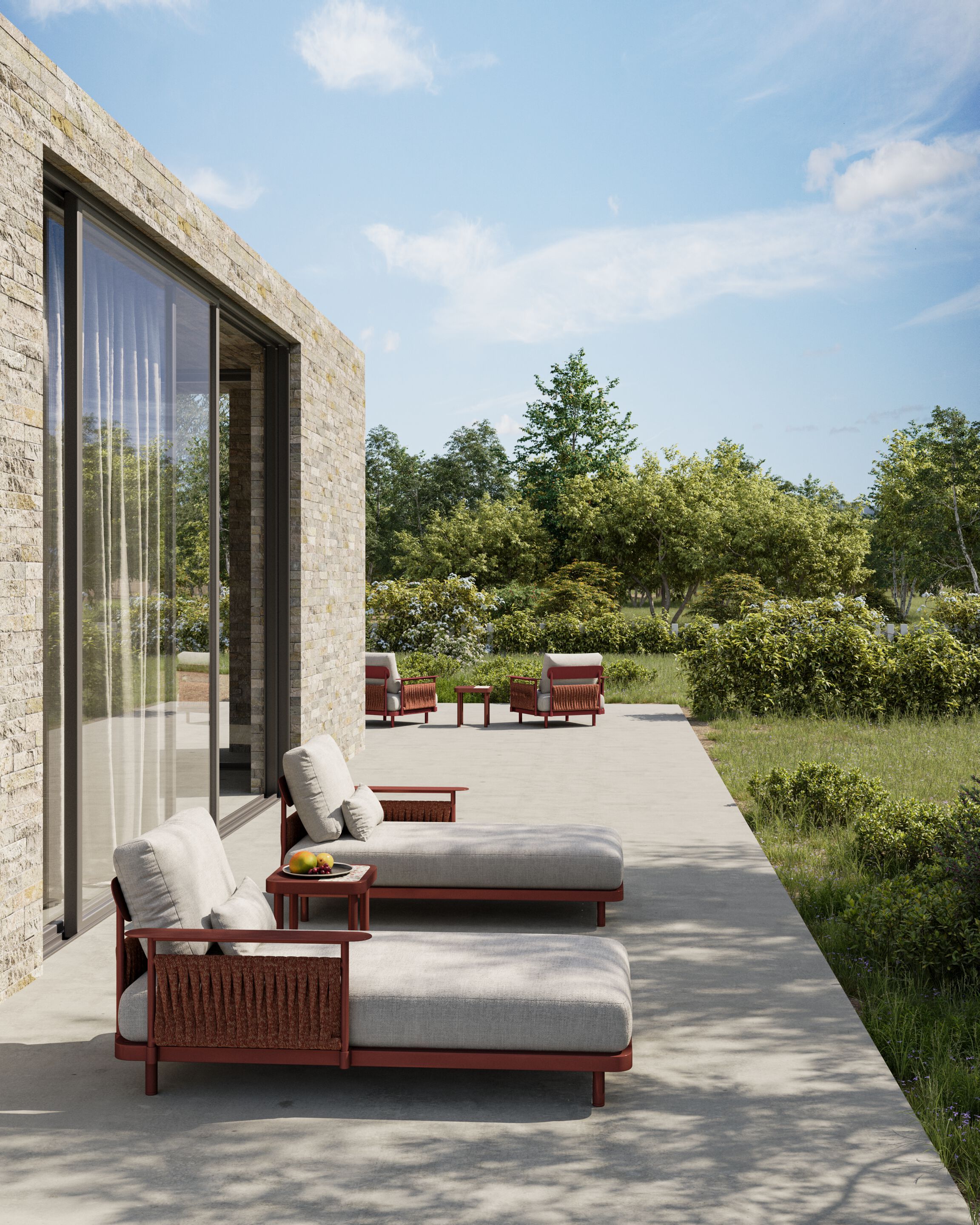 2-местный металлический садовый диван VINEKO Soul ARCH-00033337 - Вид №5