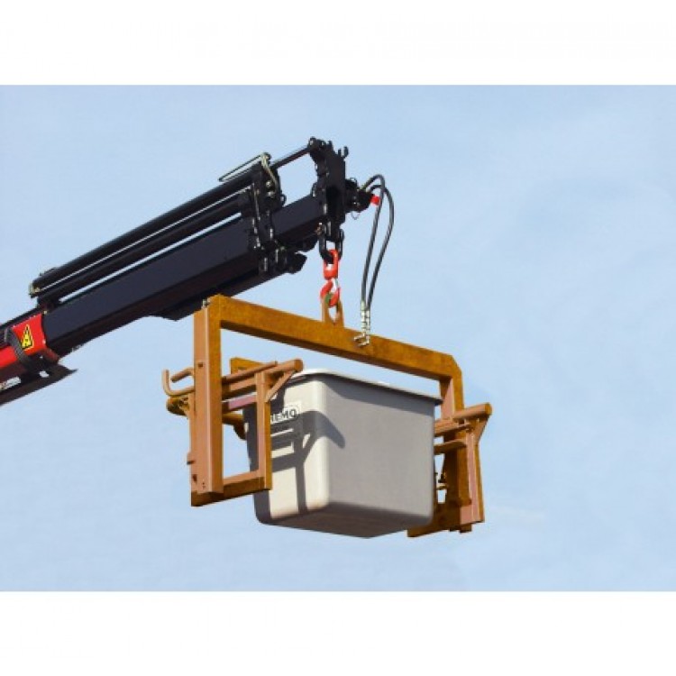 7740 СЕМО Гидравлическая загрузочная рама для контейнеров CEMO GRP Grit 700 л. Вес 120 кг  - Вид №1