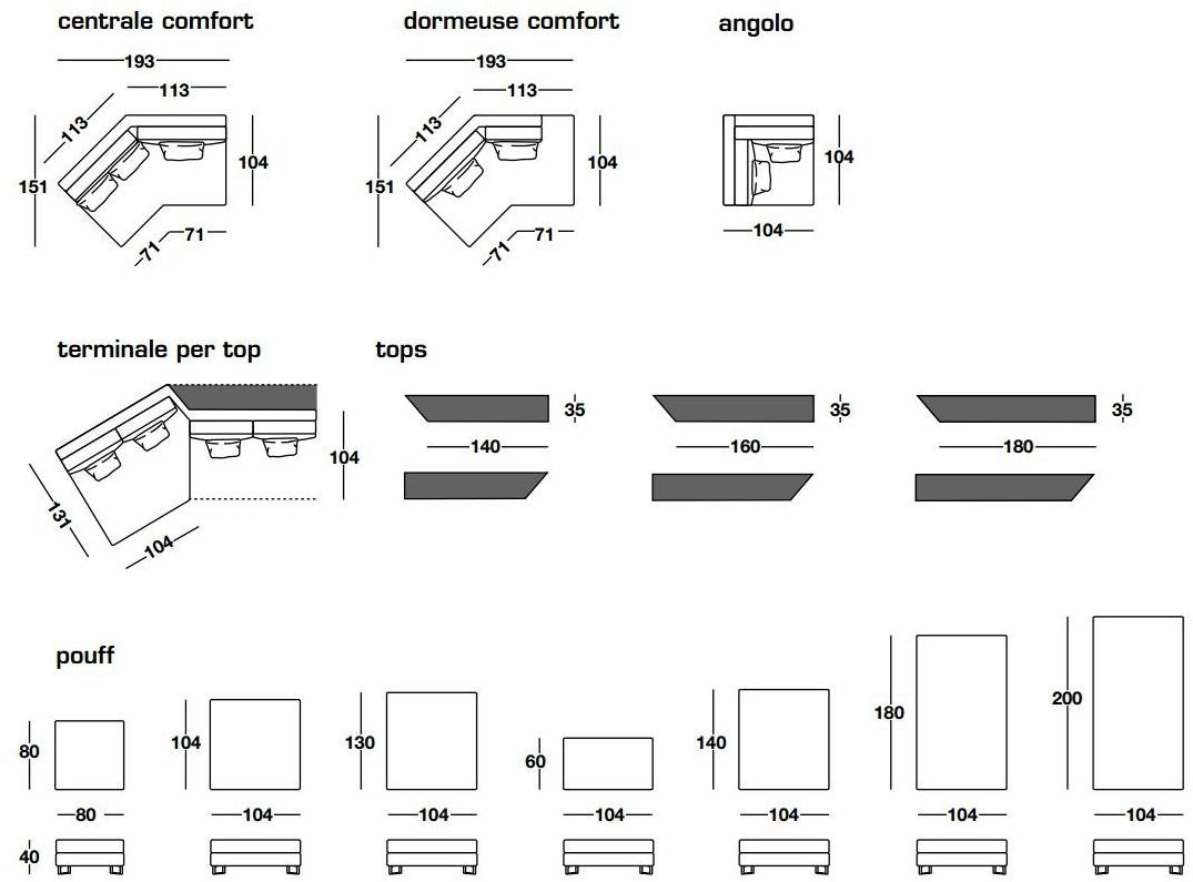 Frigerio Salotti Секционный кожаный диван-санки Davis sun-id-1459603 - Вид №2