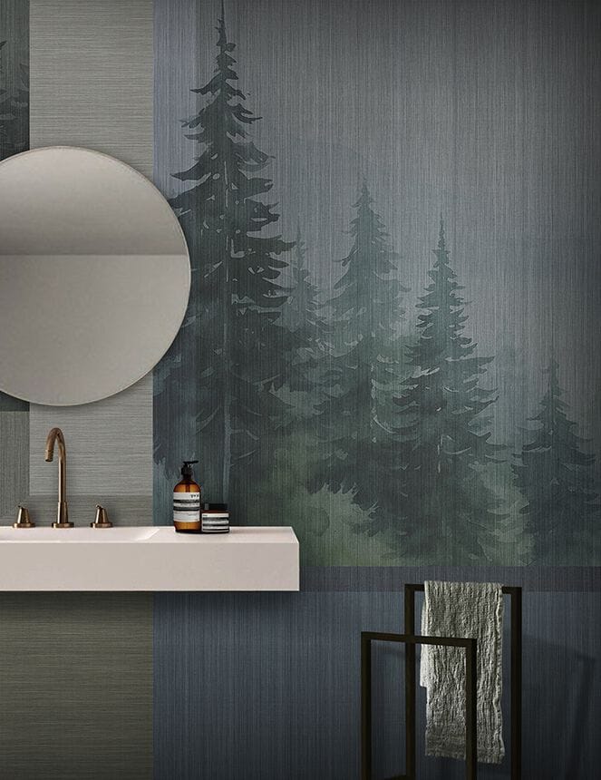 Обои с пейзажами N.O.W. Edizioni TEXTILE / SOMEWHERE ARCH-00056992 - Вид №1