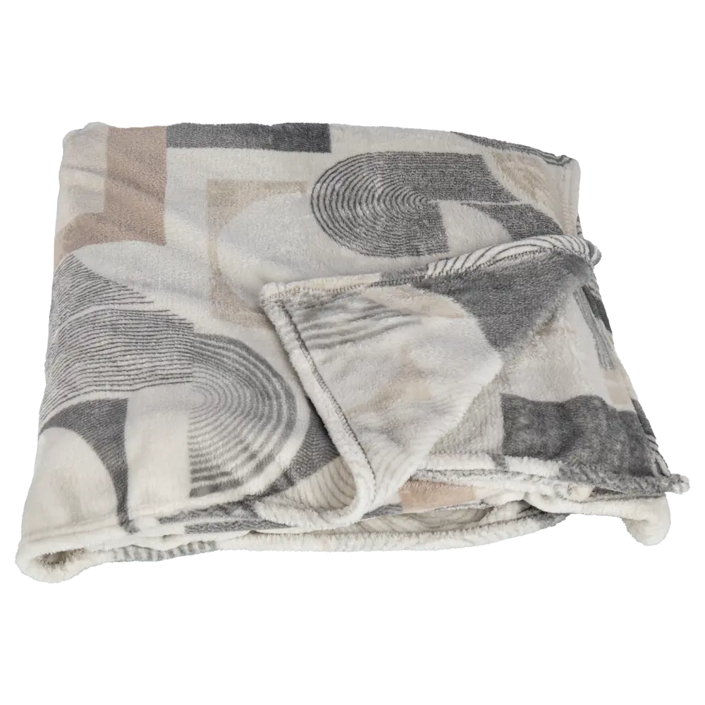 Плед Batera 180x200 см фланель цвет разноцветный Ardenza STLM-2159628