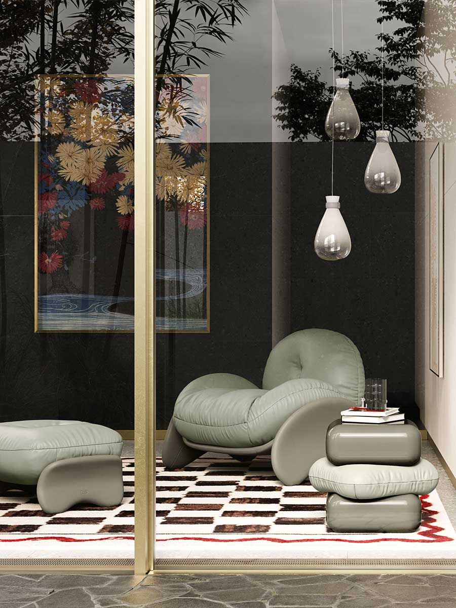 Кожаное кресло Poltrona Frau коллекция - диваны и кресла ARCH-00071853 - Вид №9