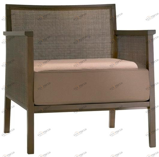 Andreu World Кресло из бука с подлокотниками Manila Bu2031