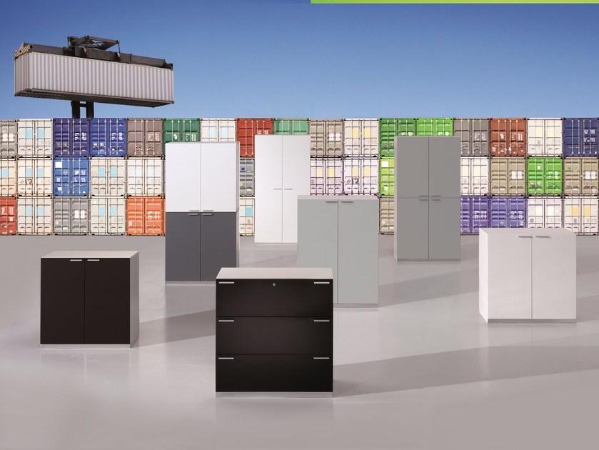 Ultom Высокий офисный шкаф с распашными дверцами Boxes sun-id-1494782 - Вид №1