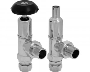 LD116 Впускной ручной радиаторный клапан Telford 15 мм (хром) Сarronheating