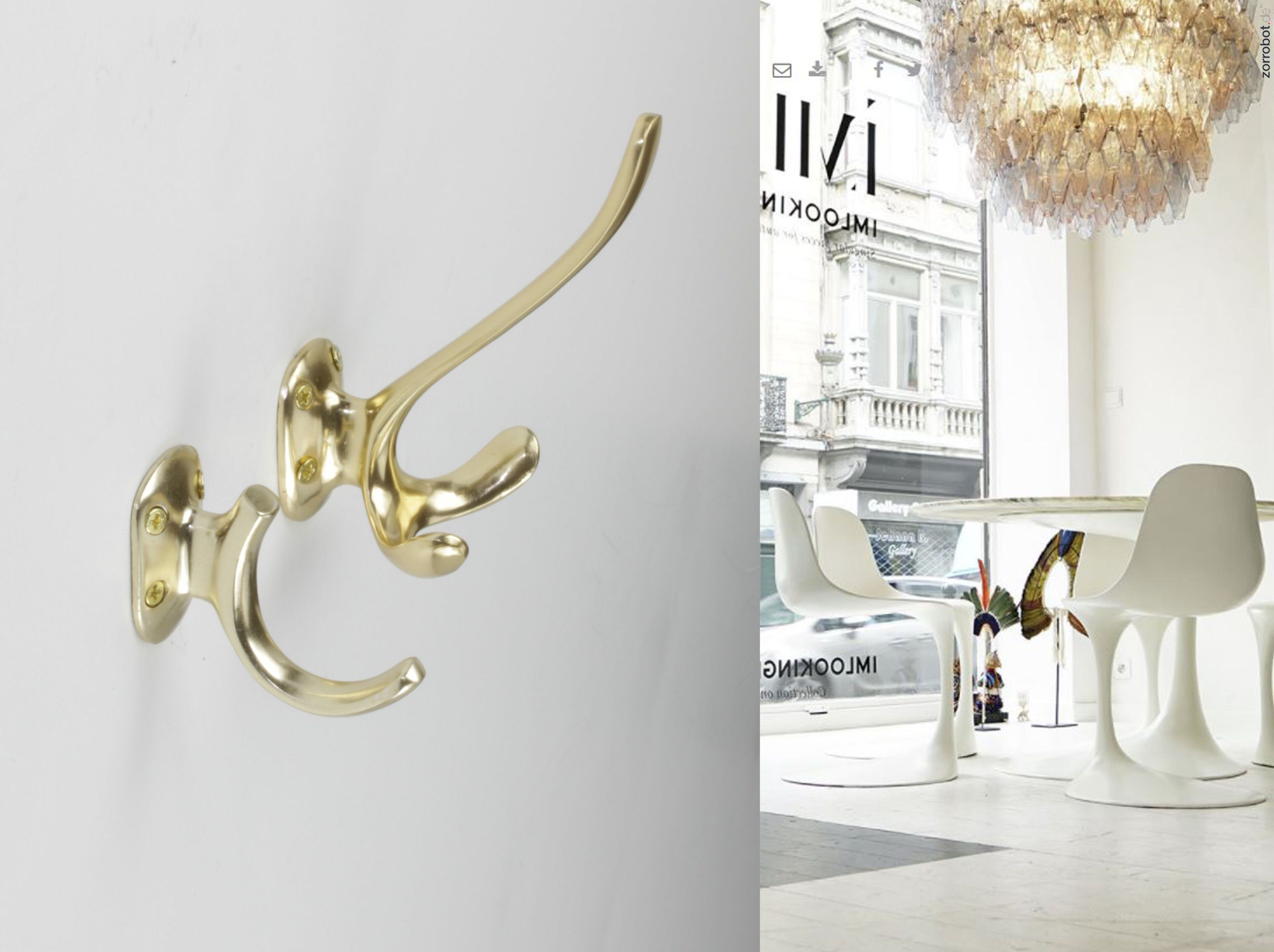 Литой алюминиевый настенный крючок для шляп Iserlohner Haken ERNST HUNKE ARCH-00057552 - Вид №1