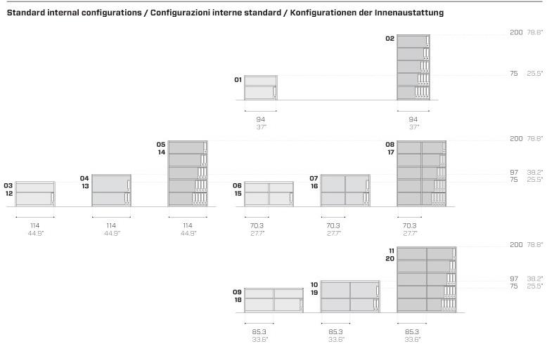 Fantin Офисный шкаф с раздвижными стеклянными дверцами Classic sun-id-1372839 - Вид №3