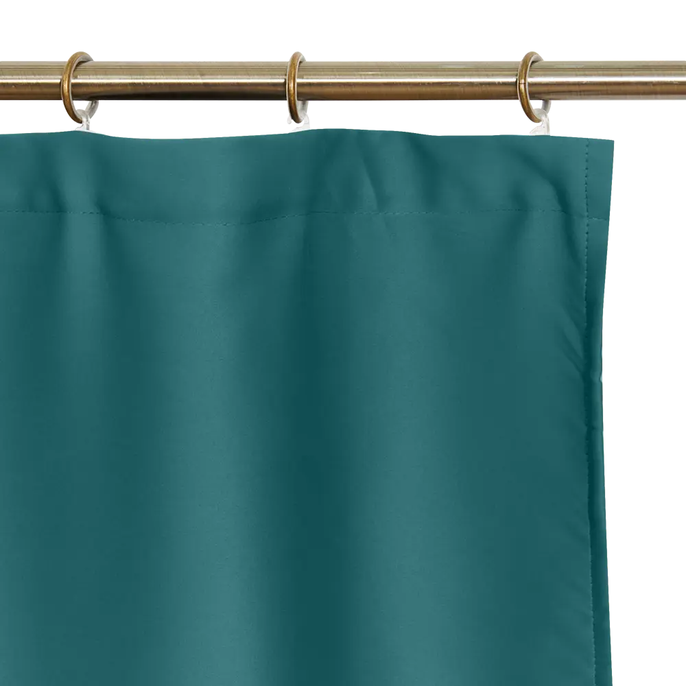 Штора на ленте блэкаут Ален 140x270 см цвет малахит ТОРГОВЫЙ ДОМ ТЕКСТИЛЬ STLM-2068259 - Вид №3