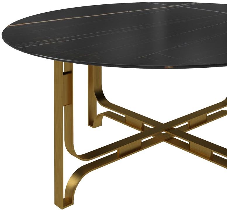 MARIONI Круглый журнальный столик для гостиной Gregory 02712 - Вид №3