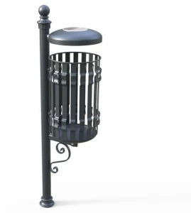 Lazzari Урна для мусора из металла для улицы Ercolano