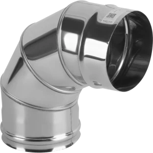 Колено 4 секции Металлик и Ко угол 90 (430/0.5 мм) D110 мм