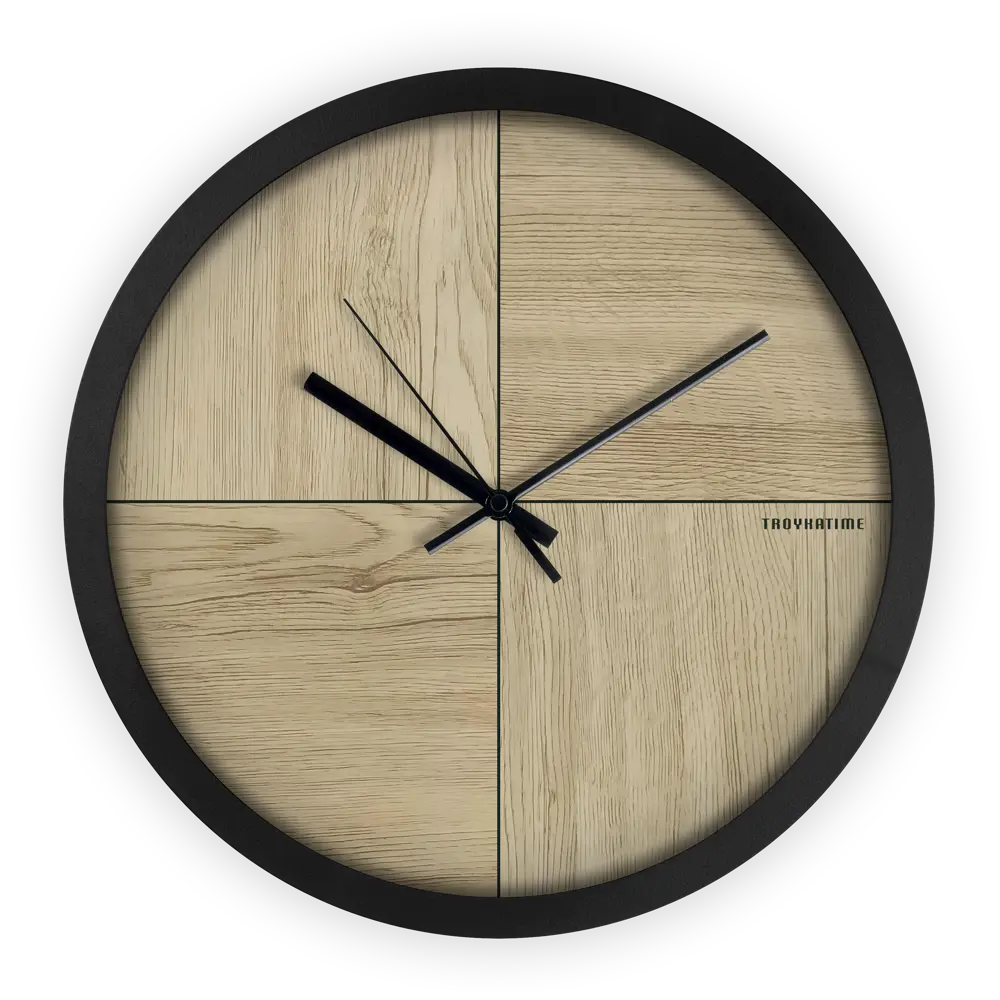 Часы настенные Нео-лофт d30 см цвет коричневый TROYKATIME WELLBEING STLM-2046867