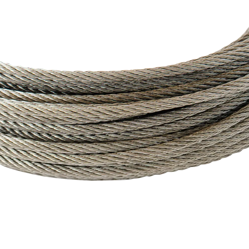 Трос Standers нержавеющая сталь А4 DIN 3055 2 мм цвет серебро 10 м/уп STLM-2176008 - Вид №4
