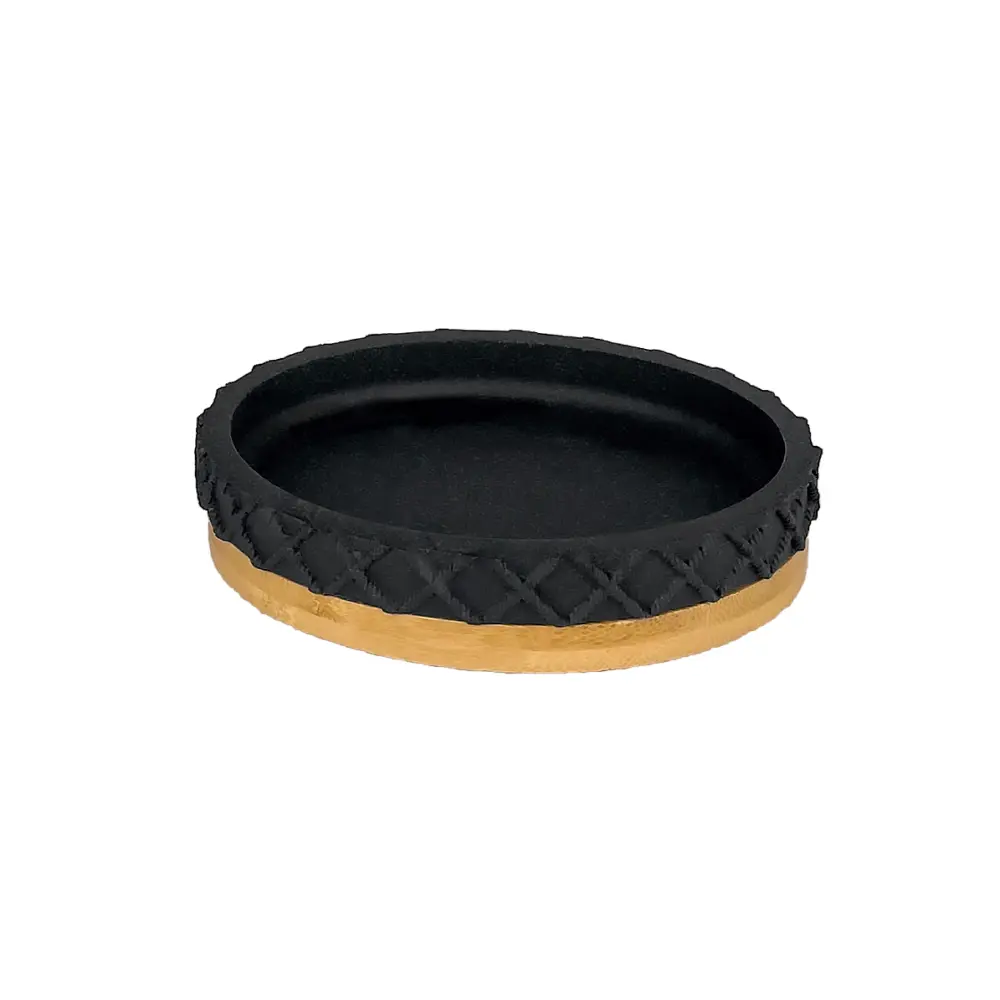 Мыльница LEMER Lille в стиле чёрное дерево для современной ванной 89384423 STLM-1399256