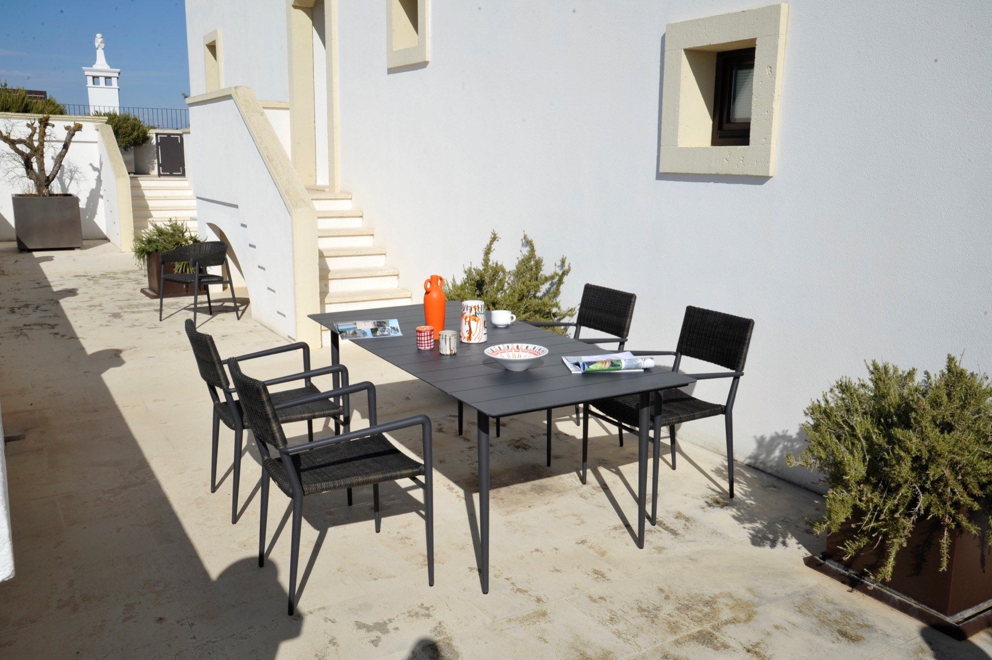 Штабелируемый стул WaProLace® с подлокотниками Unopiù EXPERIENCE ARCH-00029659 - Вид №2