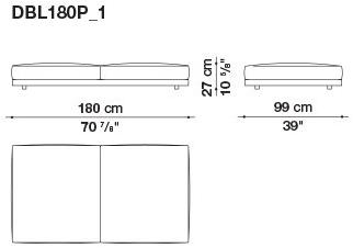 B&B Italia Кожаный диван Dock sun-id-1441060 - Вид №130