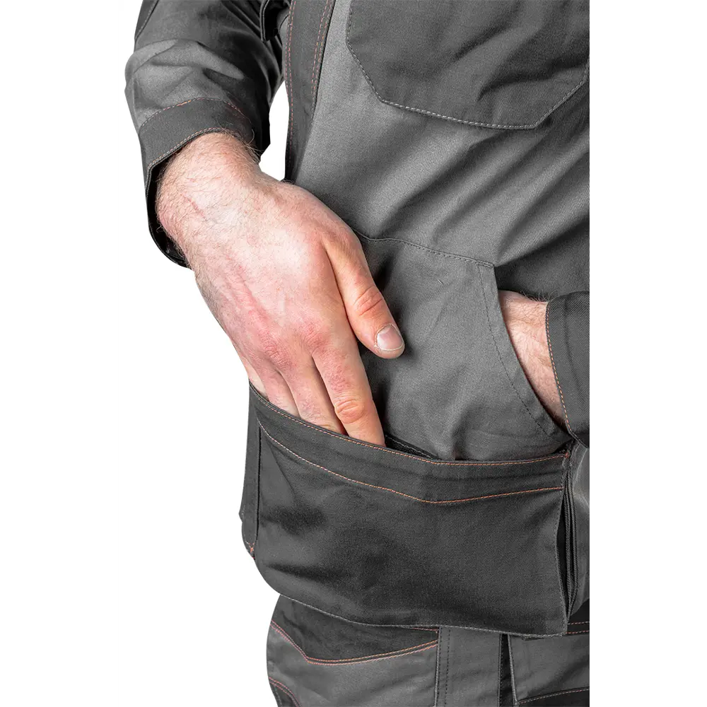 Толстовка рабочая Neo Tools хлопок 100% серая размер XL рост 187 Нет STLM-2039172 - Вид №6