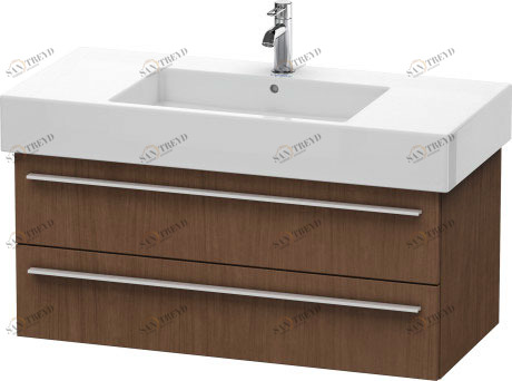 XL635301313 X-Large Тумбочка подвесная Американский орех, натуральный шпон Duravit