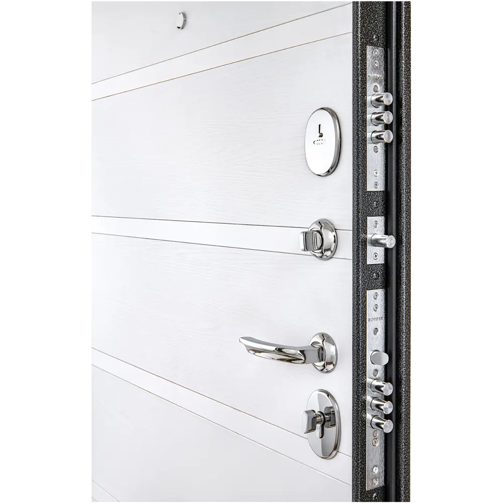 Дверь входная металлическая Герда S-2 98x205 см левая белое дерево PORTIKA STLM-2095377 - Вид №2